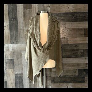 Nicholas K cowl neck sweater small oversized cashmere western coastal cowgirl